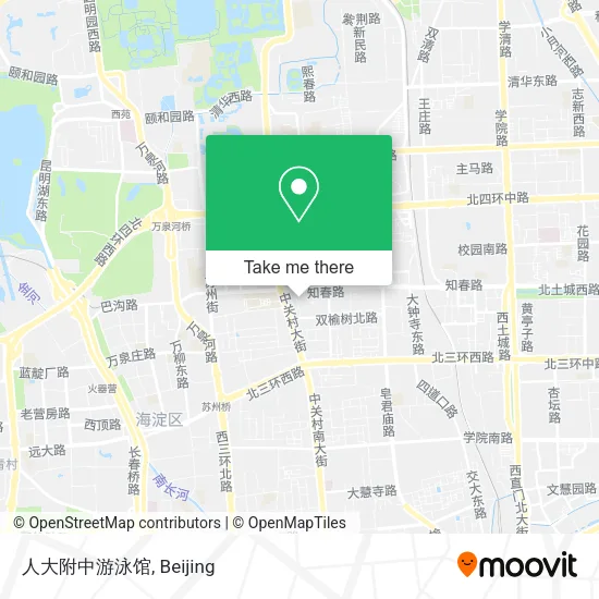 人大附中游泳馆 map