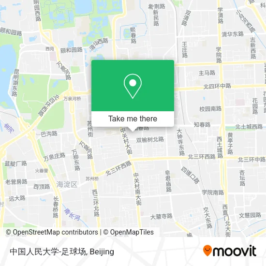 中国人民大学-足球场 map