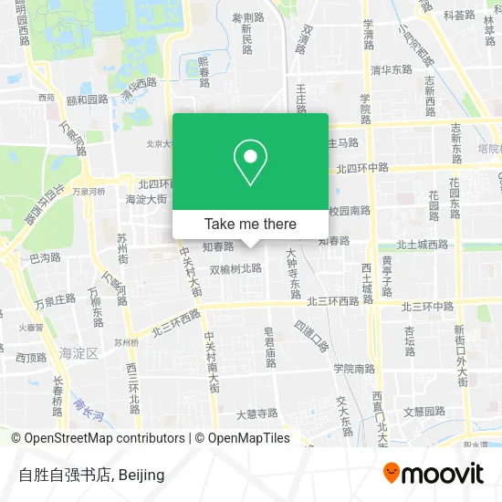 自胜自强书店 map