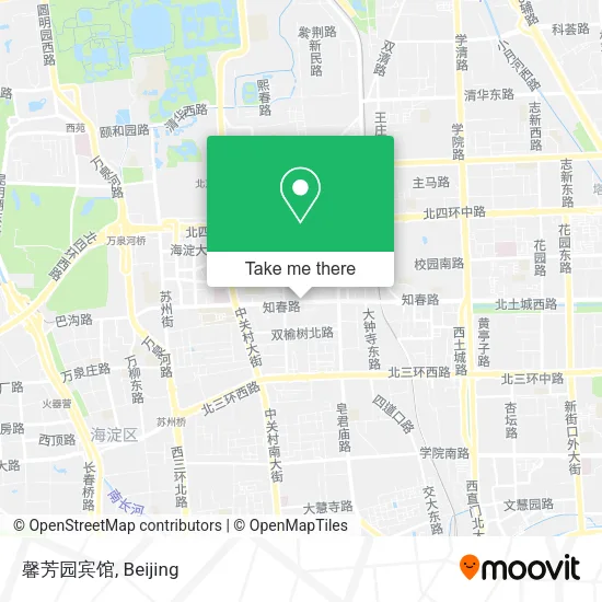 馨芳园宾馆 map