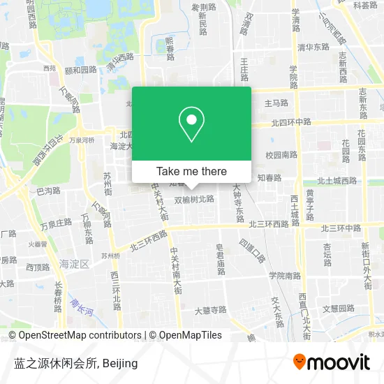蓝之源休闲会所 map