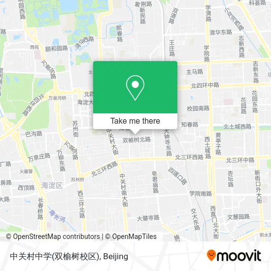 中关村中学(双榆树校区) map