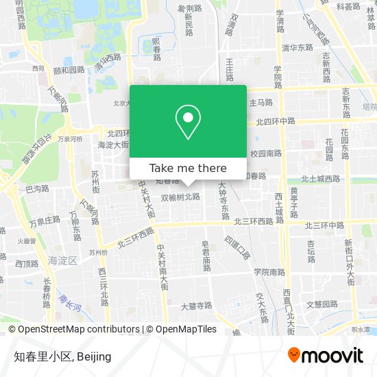 知春里小区 map