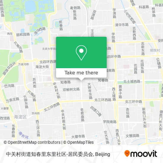 中关村街道知春里东里社区-居民委员会 map
