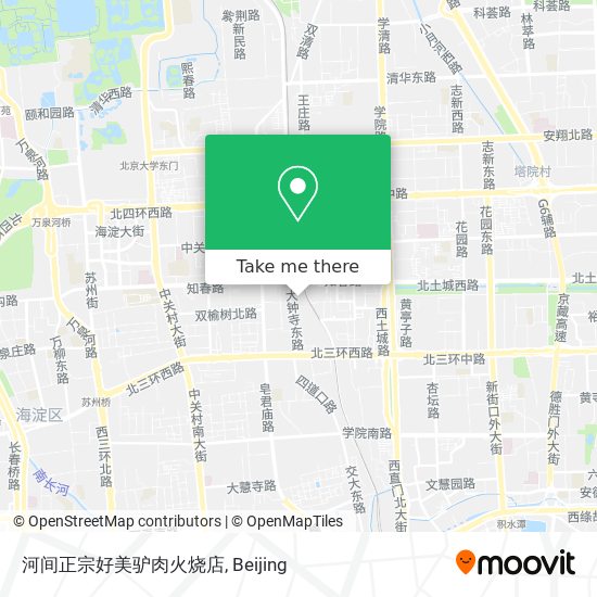 河间正宗好美驴肉火烧店 map