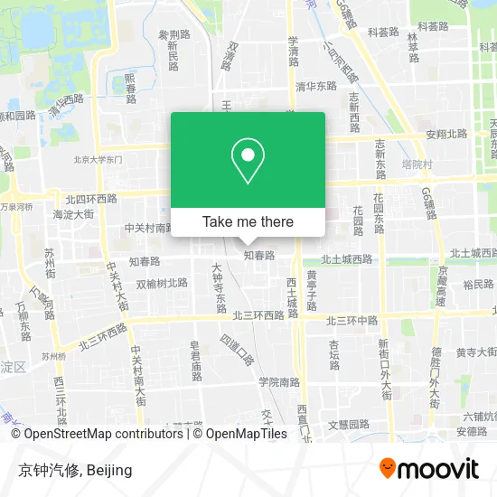 京钟汽修 map