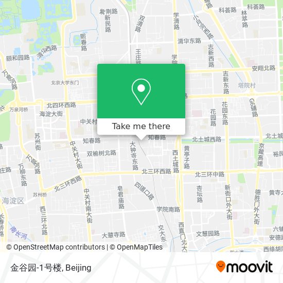 金谷园-1号楼 map