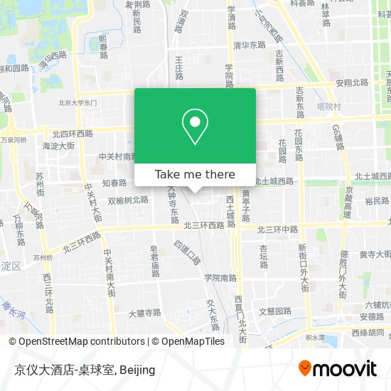 京仪大酒店-桌球室 map
