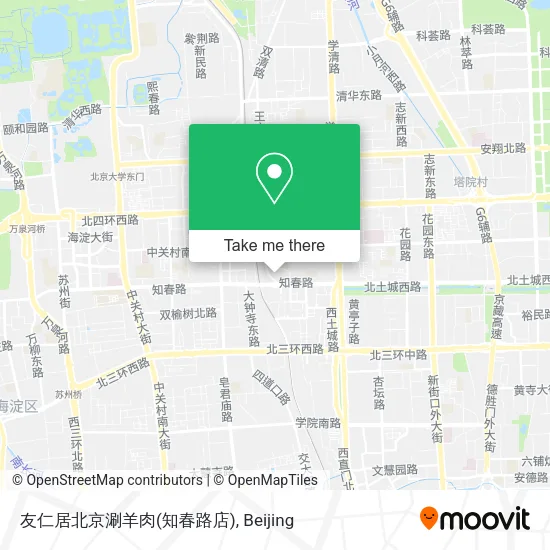友仁居北京涮羊肉(知春路店) map