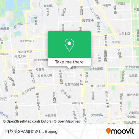 自然美SPA知春路店 map