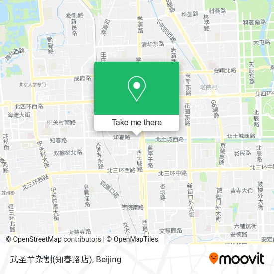 武圣羊杂割(知春路店) map