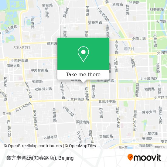 鑫方老鸭汤(知春路店) map