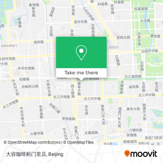 大容咖啡蓟门里店 map