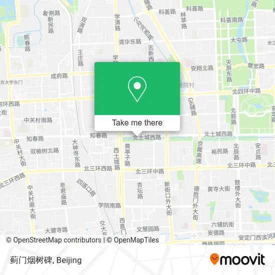 蓟门烟树碑 map