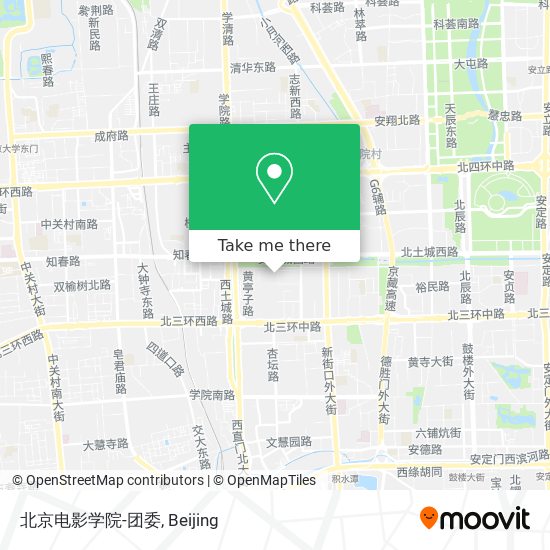 北京电影学院-团委 map