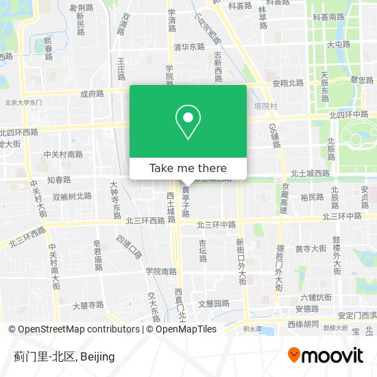 蓟门里-北区 map
