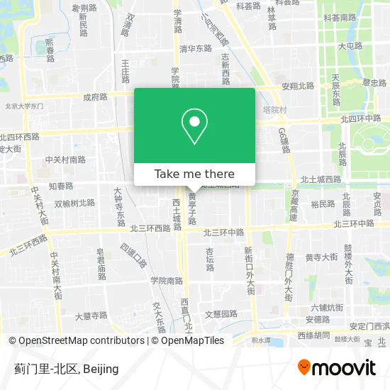 蓟门里-北区 map