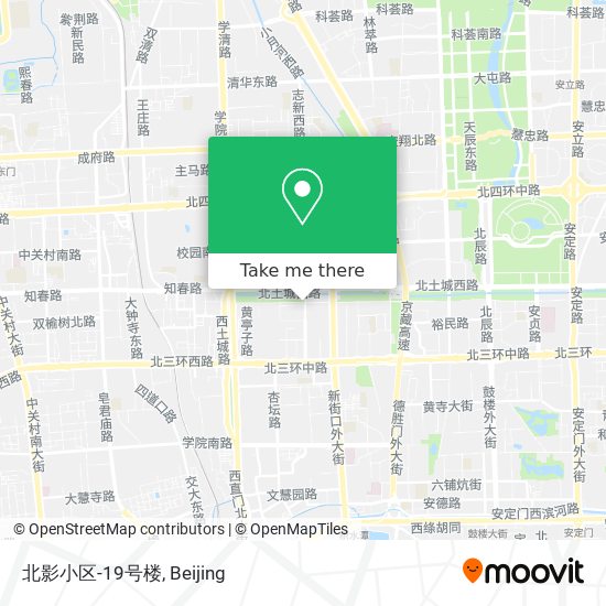 北影小区-19号楼 map