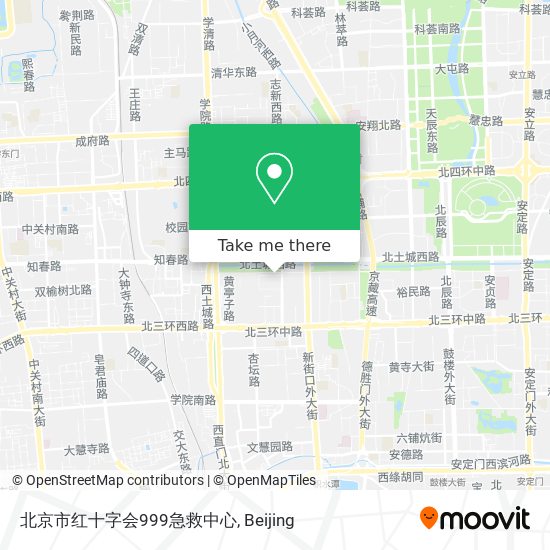 北京市红十字会999急救中心 map