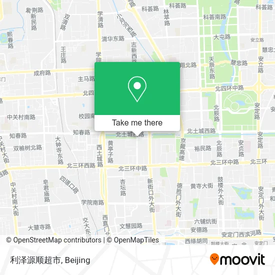 利泽源顺超市 map