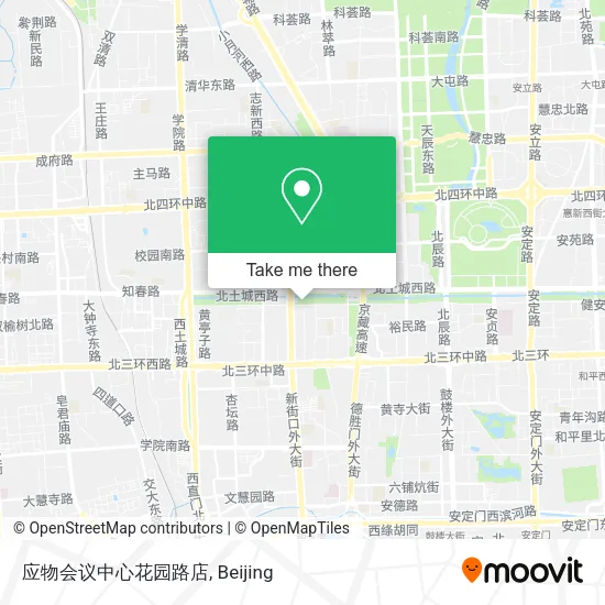 应物会议中心花园路店 map