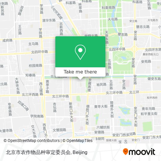 北京市农作物品种审定委员会 map