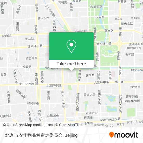 北京市农作物品种审定委员会 map