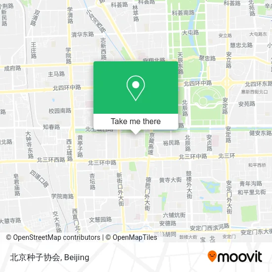 北京种子协会 map