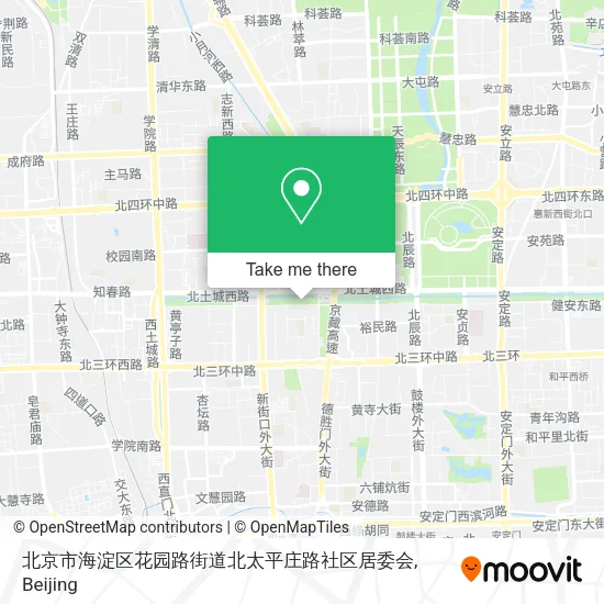 北京市海淀区花园路街道北太平庄路社区居委会 map