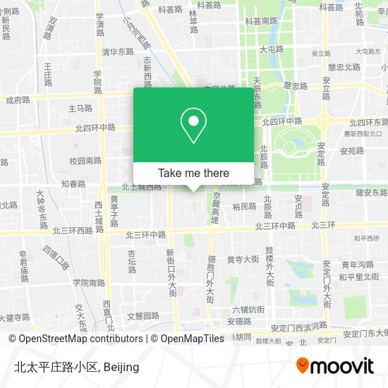 北太平庄路小区 map