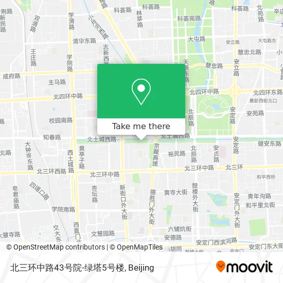 北三环中路43号院-绿塔5号楼 map