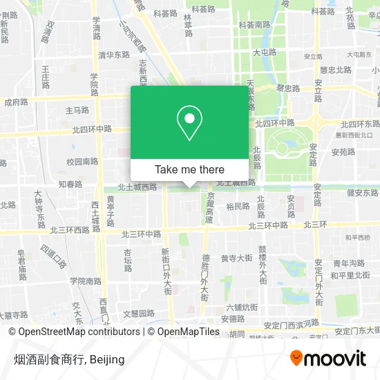 烟酒副食商行 map