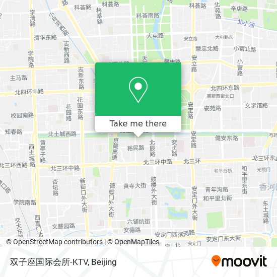 双子座国际会所-KTV map