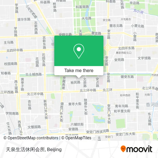 天泉生活休闲会所 map