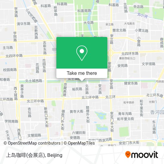 上岛咖啡(会展店) map
