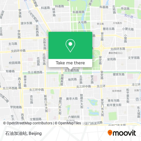 石油加油站 map