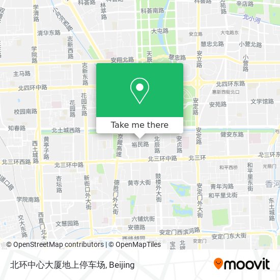 北环中心大厦地上停车场 map