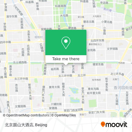 北京圆山大酒店 map