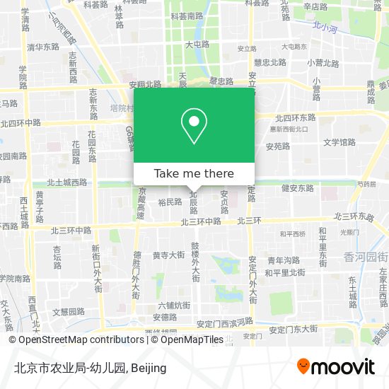 北京市农业局-幼儿园 map