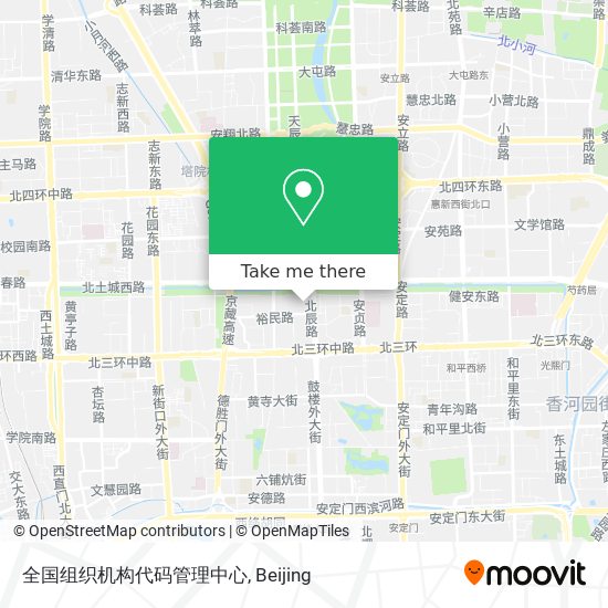 全国组织机构代码管理中心 map