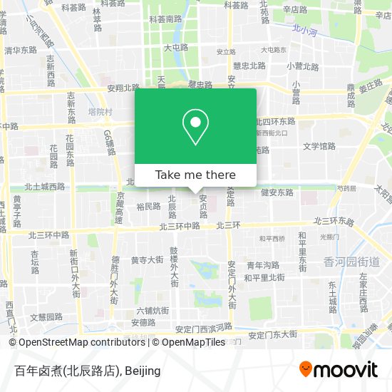 百年卤煮(北辰路店) map