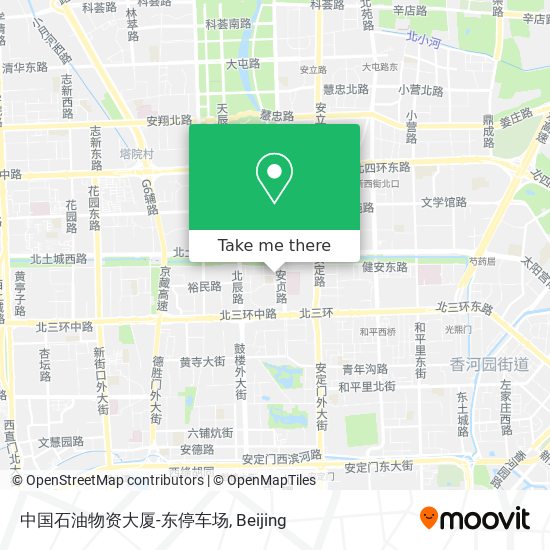 中国石油物资大厦-东停车场 map