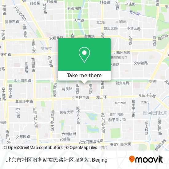 北京市社区服务站裕民路社区服务站 map