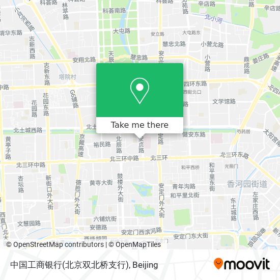 中国工商银行(北京双北桥支行) map