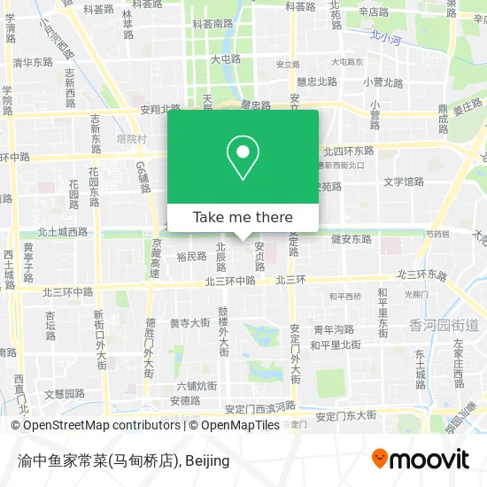 渝中鱼家常菜(马甸桥店) map