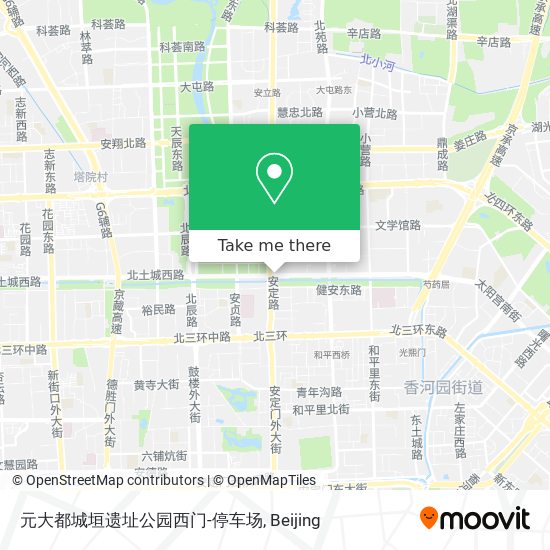元大都城垣遗址公园西门-停车场 map