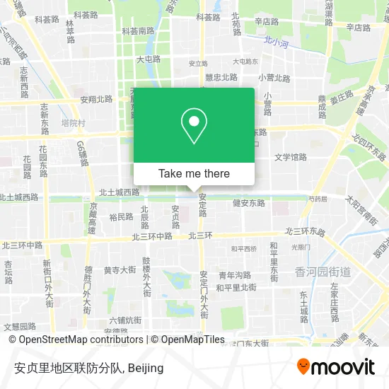 安贞里地区联防分队 map