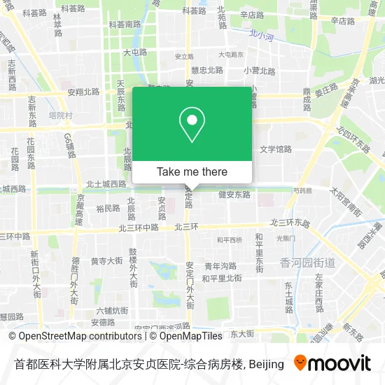 首都医科大学附属北京安贞医院-综合病房楼 map