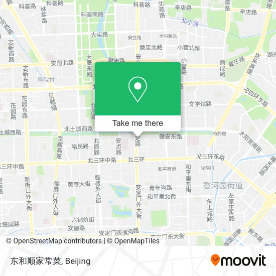东和顺家常菜 map
