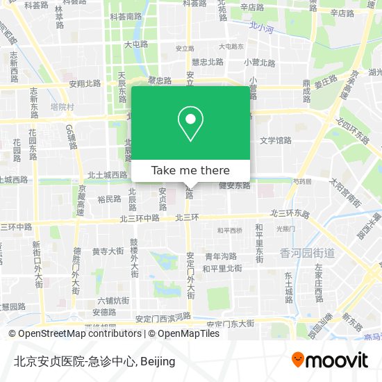 北京安贞医院-急诊中心 map